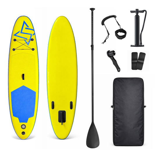 Tripmates SUP daska na naduvavanje za 2 odrasle osobe i 1 dete, 365×81×15 cm, žuta