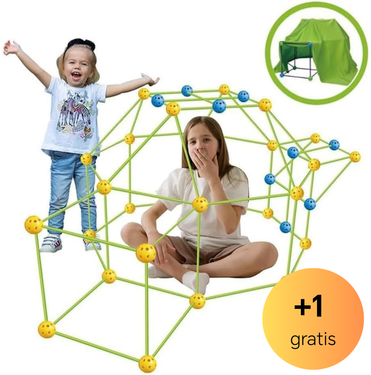 STEM konstrukcija za šator 1+1