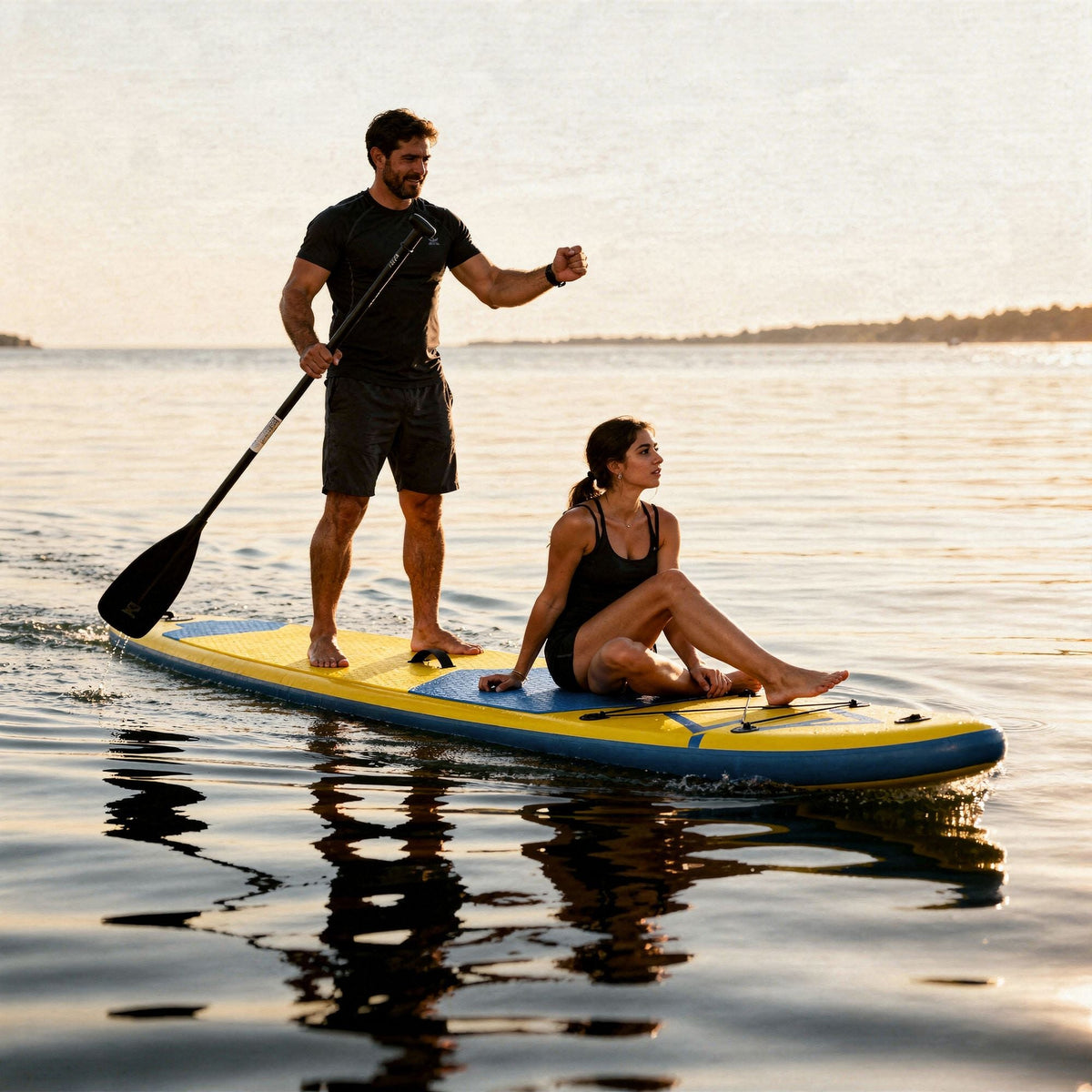 Tripmates SUP daska Solo za 1 osobu, 315×76×15 cm, žuta – slika 4