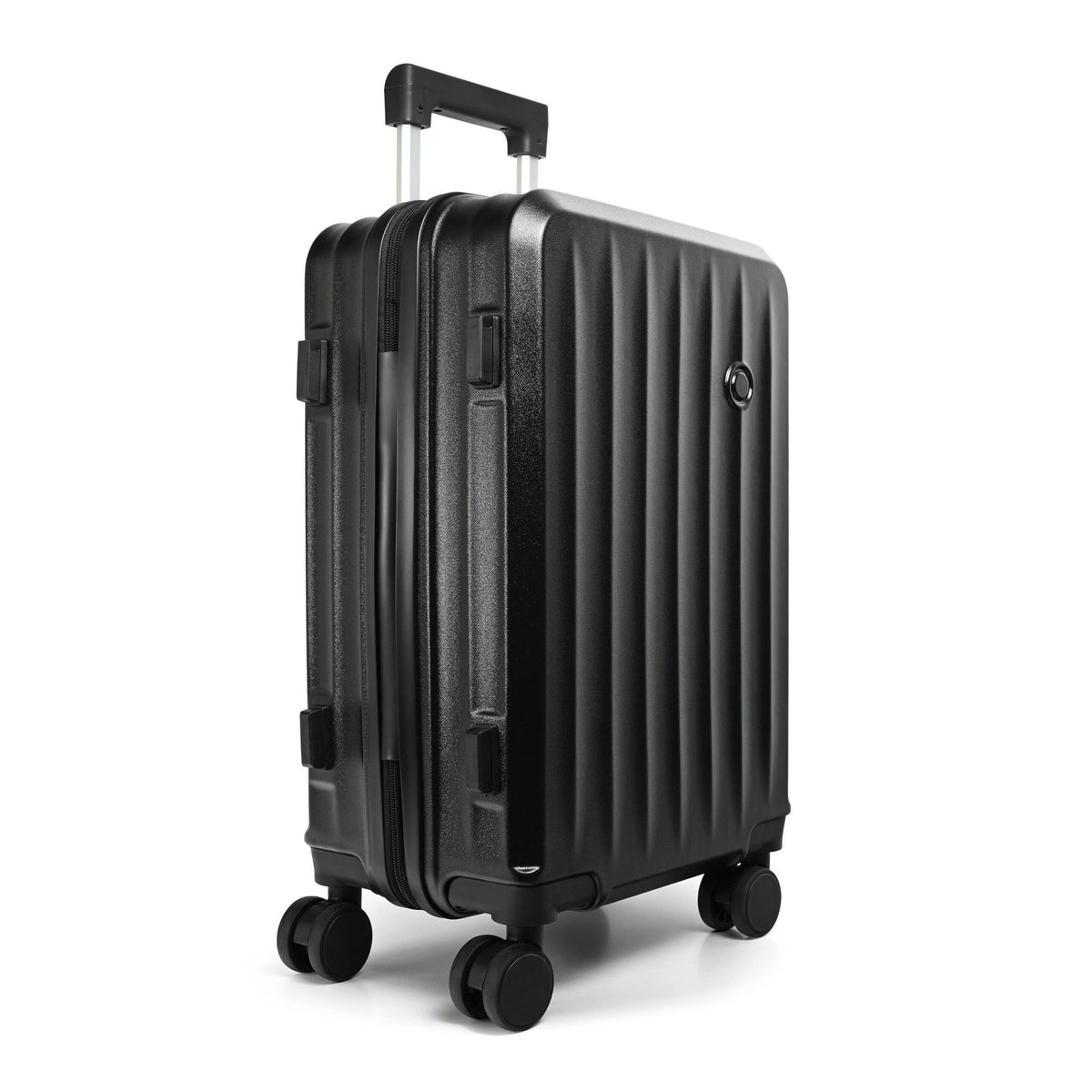 Tripmates ručni kofer (kabinski) 55 cm crni – sa USB punjačem, držačem za piće i dodatnom kukom