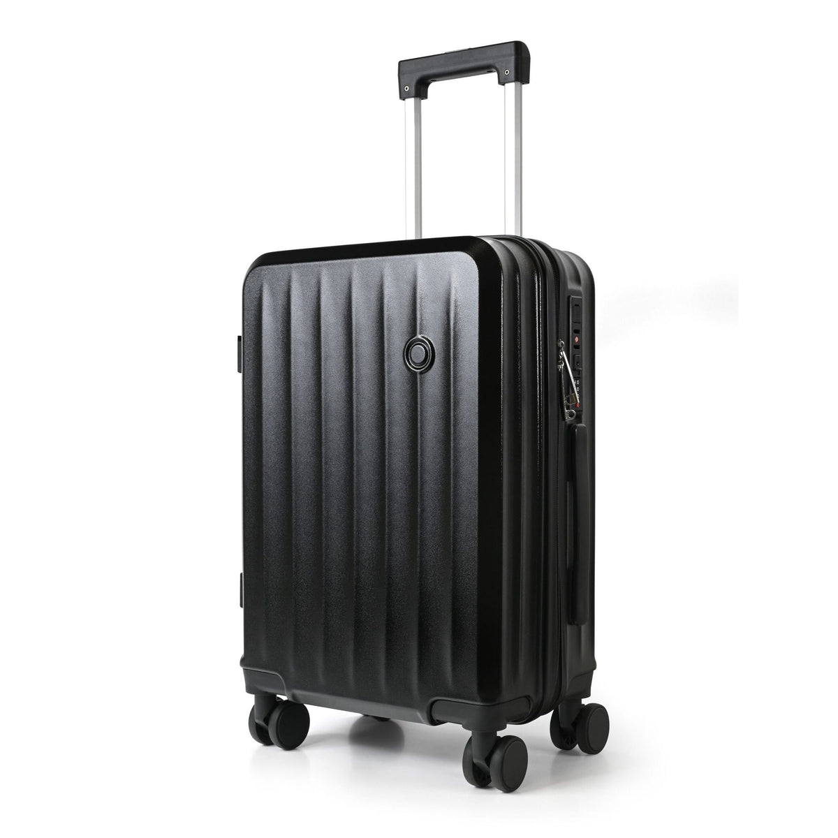 Tripmates ručni kofer (kabinski) 55 cm crni – sa USB punjačem, držačem za piće i dodatnom kukom