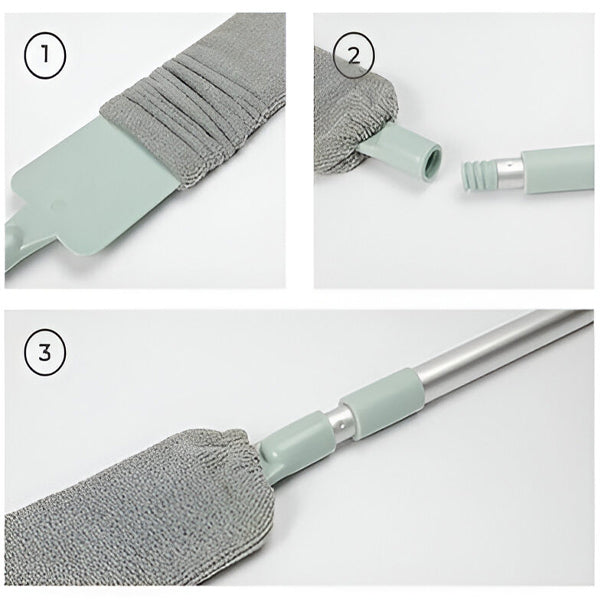 Teleskopska mikrofiber četka za prašinu 1+1 – slika 4