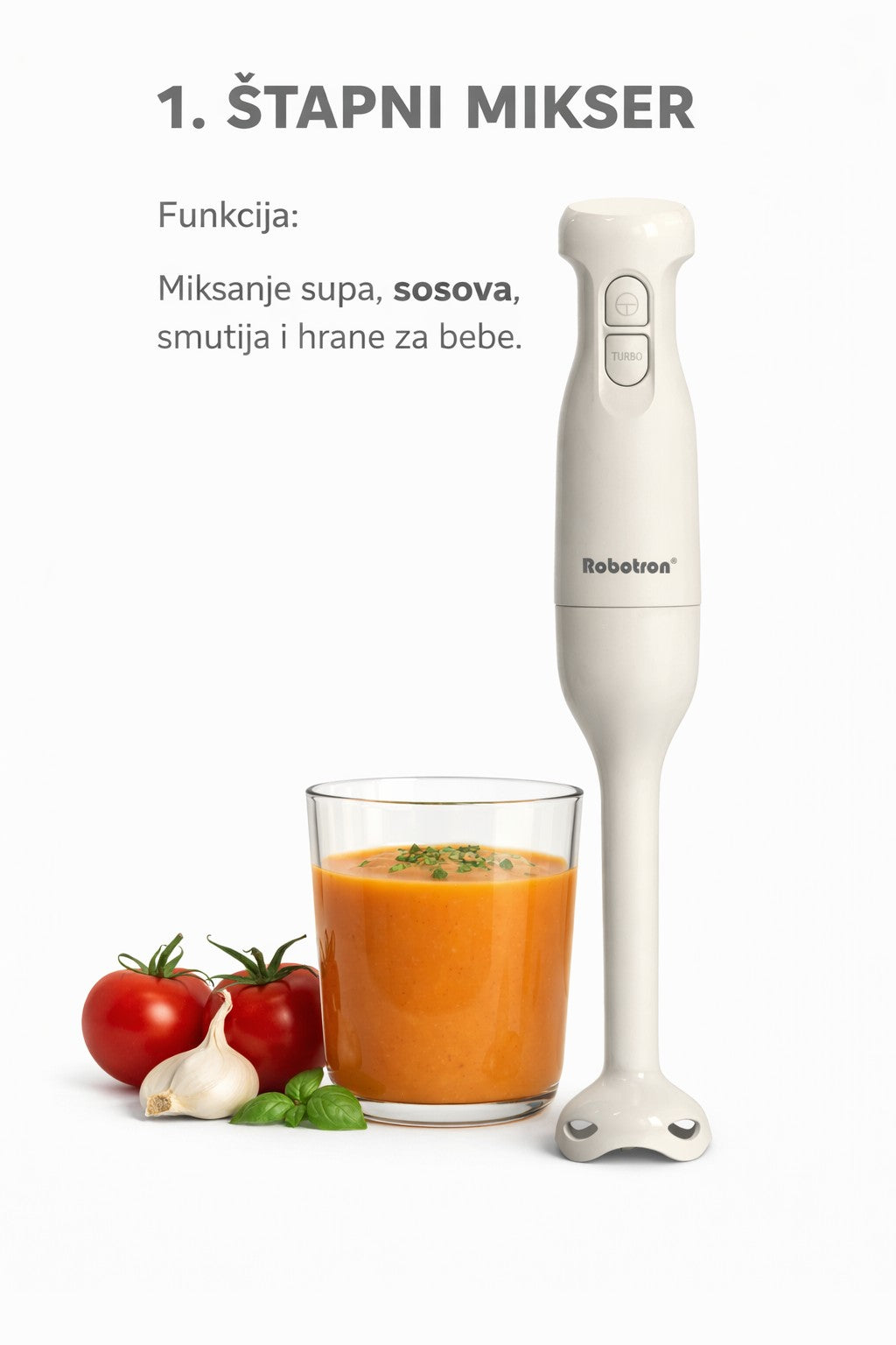 Set ručnog miksera sa dodacima 300W – slika 5