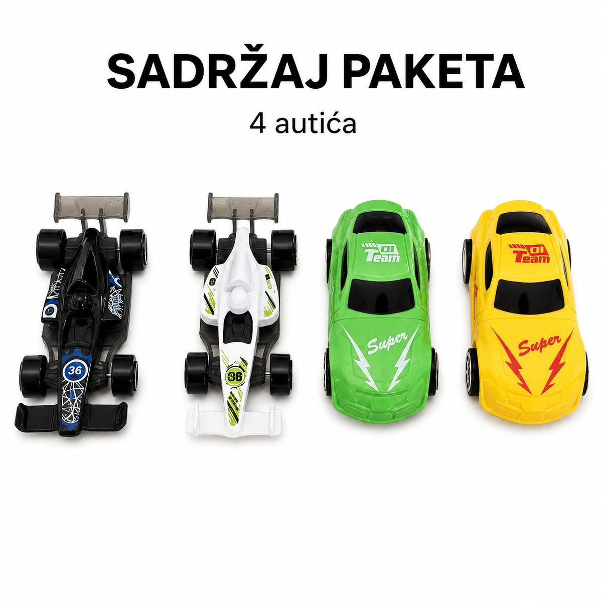 Brza trkačka staza sa 4 automobila – slika 2