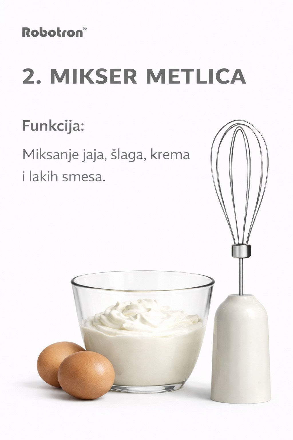 Set ručnog miksera sa dodacima 300W – slika 6