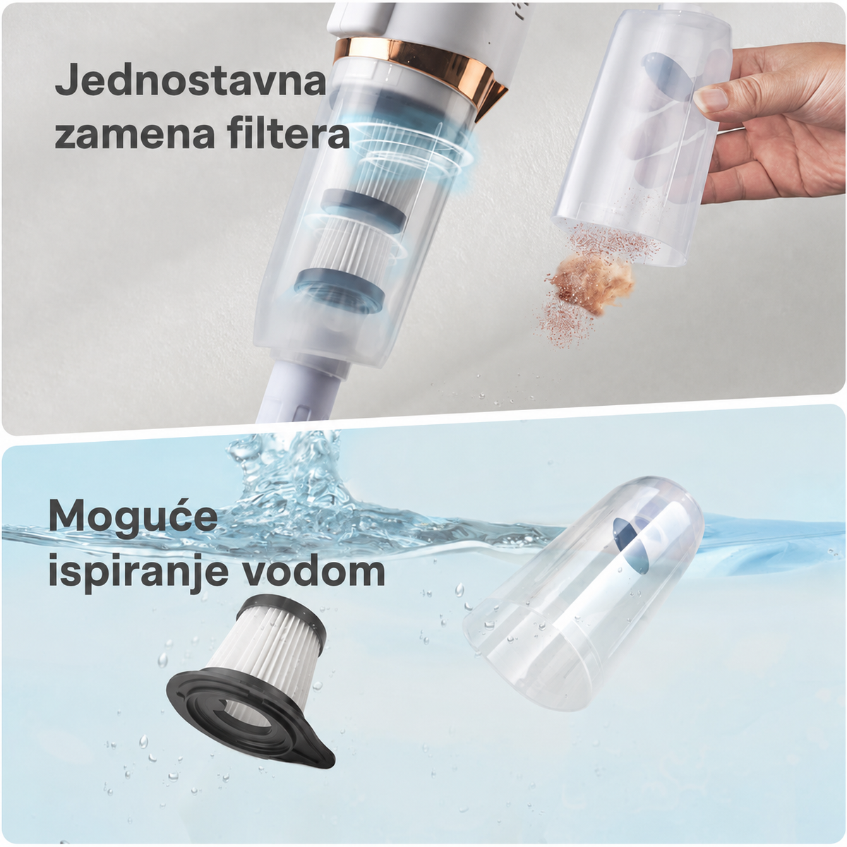 Filter za bežični usisivač Homemates 120W – slika 2